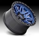 Fuel Syndicate D813 Dark Blue Custom Truck Wheels 3